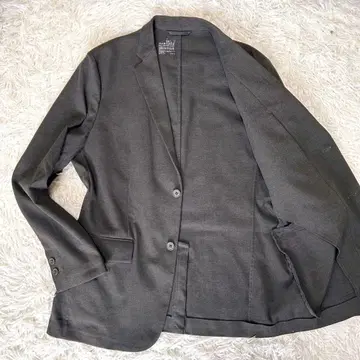 워셔블 무인양품 테일러드 자켓 L 그레이 카키 계열