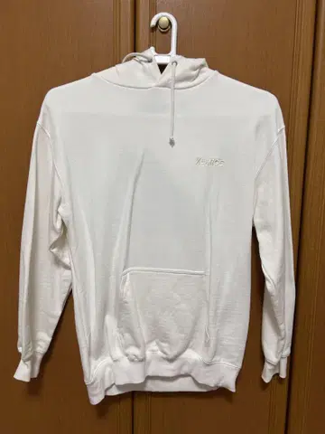 XLARGE 화이트 후드티 후드 부착