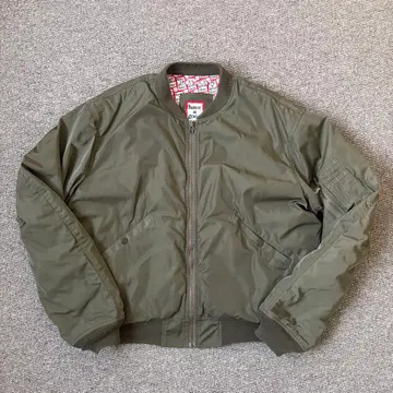 [ 새상품급 ] Haveagoodtime x moussy MA-1 카키