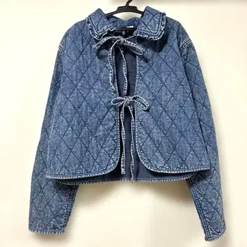 H&M 퀼팅 데님 자켓 S