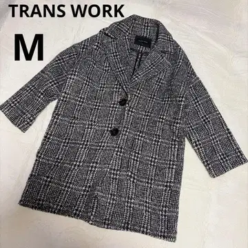 [ 새상품급 ] TRANS WORK 울 체스터 코트 래글런 경량 M