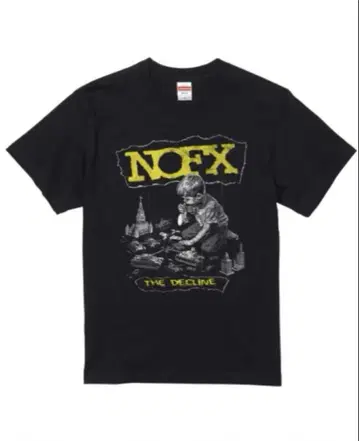 'NOFX' GLUESNIFFER 티셔츠 (사이즈: M)