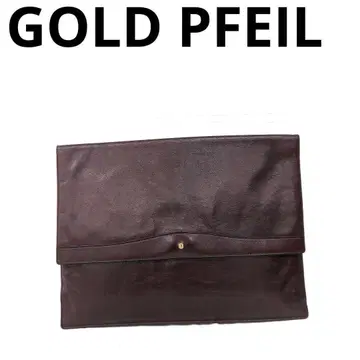 264 GOLD PFEIL 버건디 클러치백