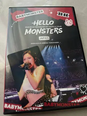 BABYMONSTER DVD Blu-ray + 치키타 트레이딩 카드 봉입