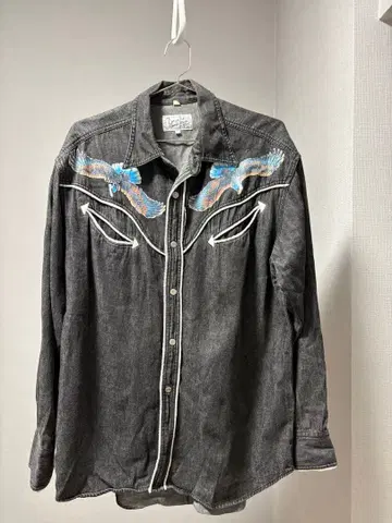 Crosser Ranch Wear 웨스턴 셔츠 다크 그레이