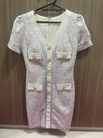 an 트위드 드레스 M 사이즈 새상품