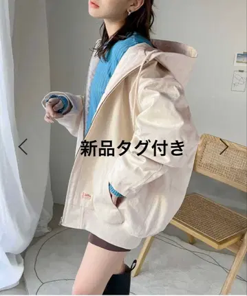 java 블루종 퀼팅 코튼 후드