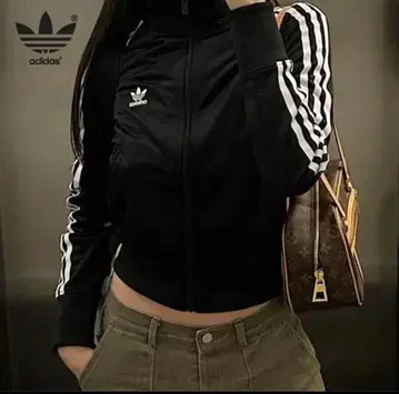 adidas 트랙 자켓 M 여성용 블랙