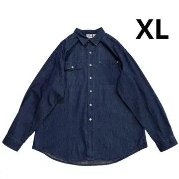 90s USA PRENTISS 데님 셔츠 XL 자켓 프렌티스