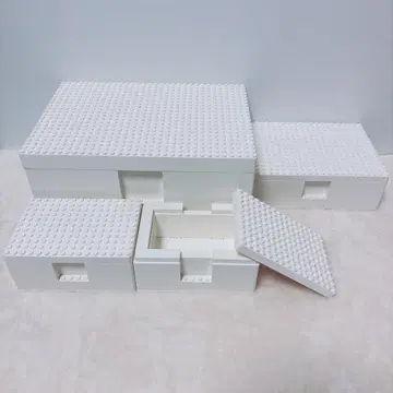 LEGO 수납 박스 IKEA 마인크래프트 안나와 엘사의 블록