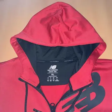 뉴발란스 레드 후드티 XL