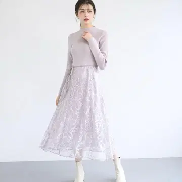 미슈마슈 2024년 신상 전개 레이스 도킹 원피스