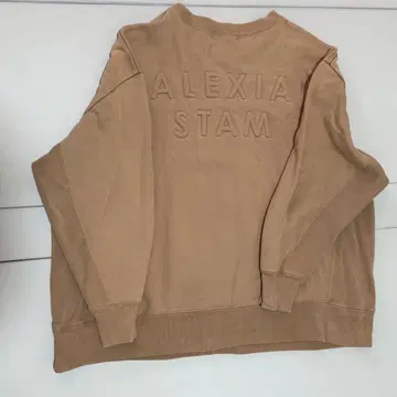 ALEXIA STAM 베이지 맨투맨