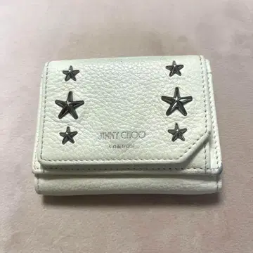 JIMMY CHOO 스타 스터드 3단 폴더형 지갑