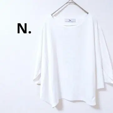 3 에누도트 5부 소매 티셔츠 심플 캐주얼 오버 사이즈