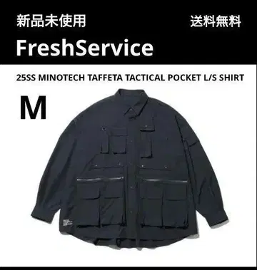 프레시서비스 택티컬 포켓 L/S 셔츠 M