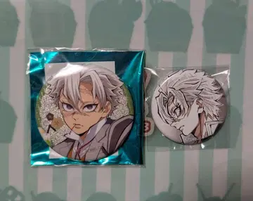 귀멸의 칼날 AGF 순찻집 글리터 캔뱃지 시나즈가와 사네미