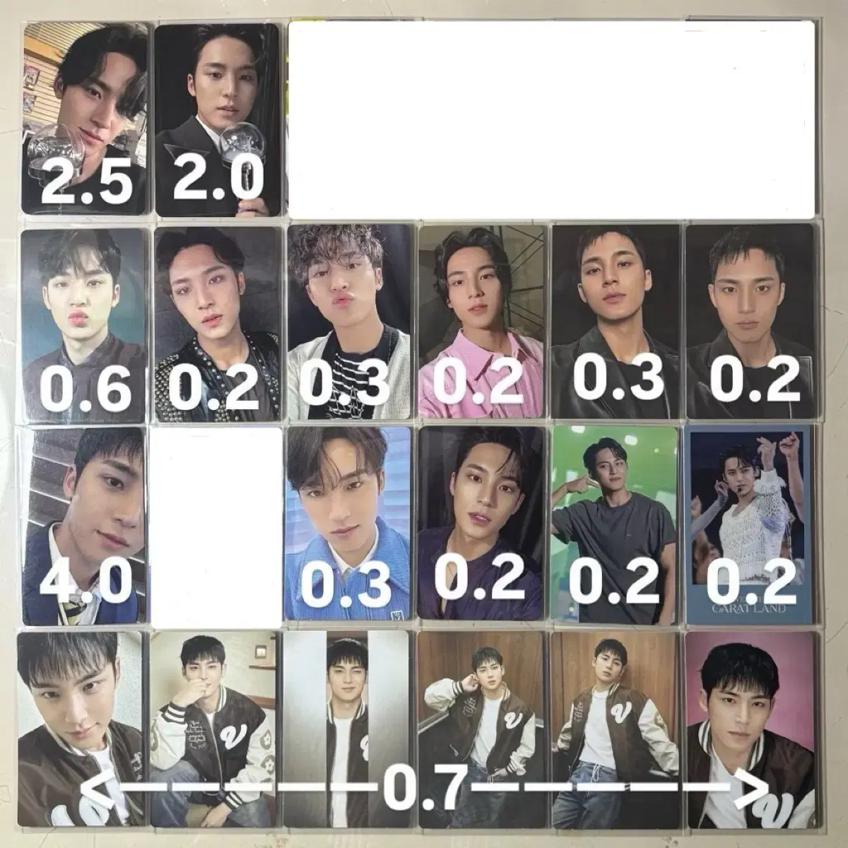 Seventeen Mingyu Carat Zone birthday box Social Club membership season's greetings sig poca wts