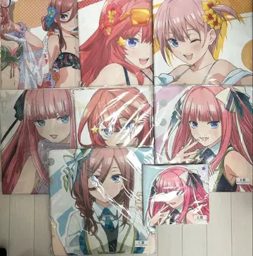 5등분의 신부 멀티 크로스 머플러 타월 라스트 원상 포함 8점