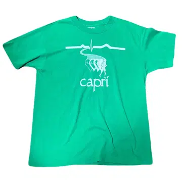 [80s] 빈티지 capri T셔츠 그린
