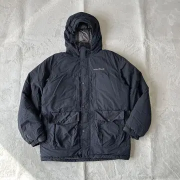 L montbell 몽벨 로우건 다운 다운 자켓 후드 그레이