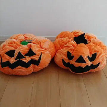 HALLOWEEN 머리에 쓸 수 있는 BIG 호박 2개 세트