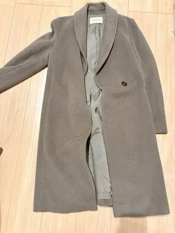 UNITED ARROWS 그레이 롱 코트 36