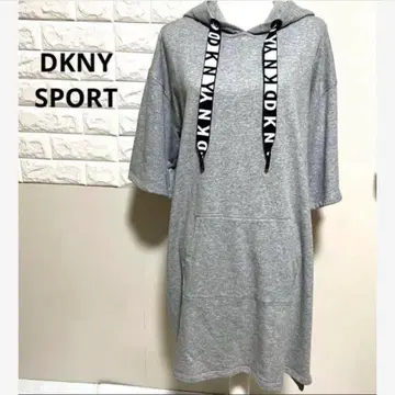 DKNY SPORT 다나카란 맨투맨 원피스 L 튜닉