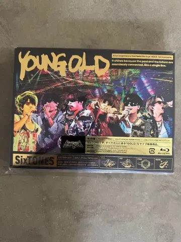 SixTONES [ 초회반 ] YOUNG GOLD 블루레이 미사용 새상품