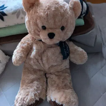 Simply Plush Bear 베이지 봉제 인형