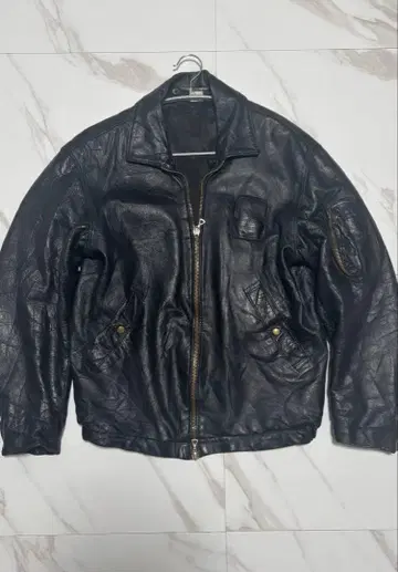 프랑스군 파이롯트 가죽 플라이트 자켓