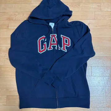 GAP 지퍼 후드티 네이비 90s