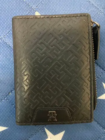 Tommy Hilfiger 블랙 가죽 카드 케이스