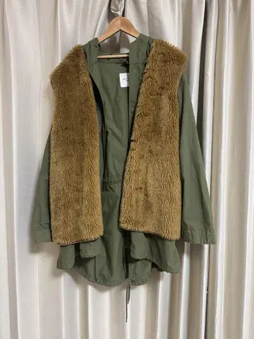 FREAK'S STORE M-51 퍼 베스트 라이너 포함 모즈 코트