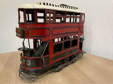 [레어] 양철 2층 노면 전차 영국 빈티지