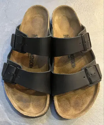 Birkenstock 애리조나 블랙 샌들 사이즈 42