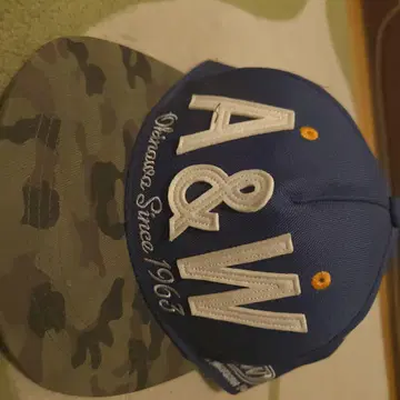 A&W 자수 로고 야구 모자
