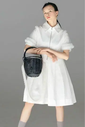 Bibiy HELENE DRESS 원피스 화이트 정품