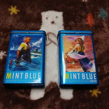 파이널 판타지 X MINT BLUE 캔 케이스 유나 티다