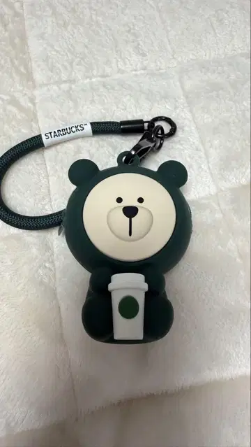 STARBUCKS 곰 모양 실리콘 케이스 대만 한정판