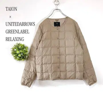 새상품급 [ TAION x UNITED ARROWS ] 노카라 다운 자켓