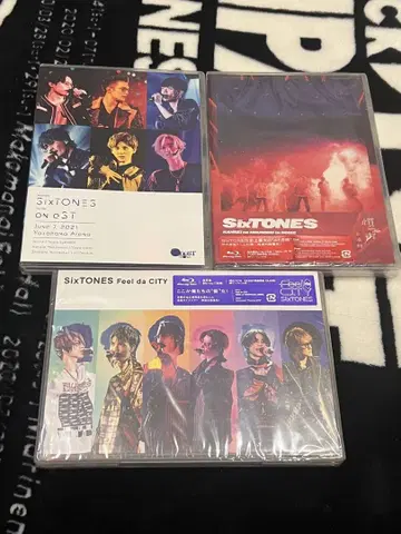 SixTONES Blu-ray 3장 세트