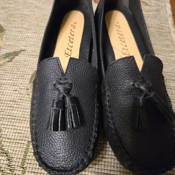 [새상품] 천연 가죽 여성 신발 23cm