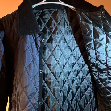 네이비 퀼팅 다운 자켓 L 사이즈 무인양품