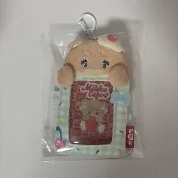 mikko cafe 봉제 인형 카드 케이스 라떼