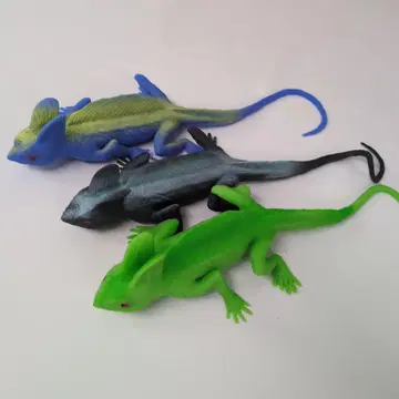 도마뱀 피규어 3개 세트