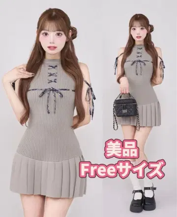 다리치 슬리브리스 원피스 프리 사이즈