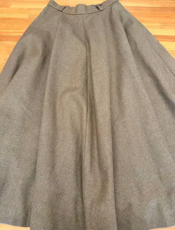 KEITH 롱 플레어 스커트