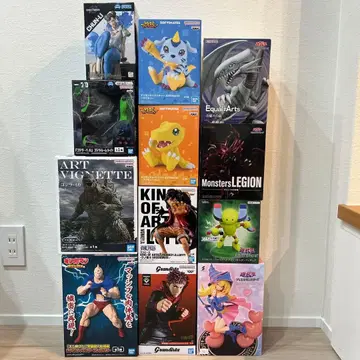 소년 잡지 피규어 모음 고질라 원피스 유희왕 디지몬 근육맨