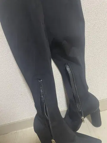 yello 롱 부츠 블랙